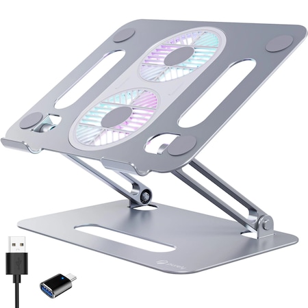 Purely C50 Portable Cooling Laptop Electronic Stand Dal Fans for Laptop/Tablet/Phones PLSC50
